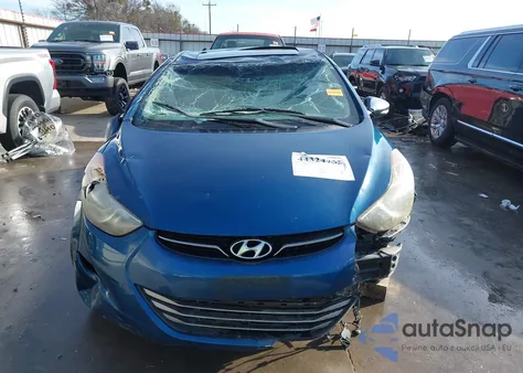 2013 Hyundai Elantra Limited z USA, uszkodzony, nr VIN KMHDH4AE9DU969110